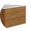 Standard - Thermowood Dielenbrett - Swim Spa